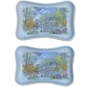 PILLIVUYT | Collectable “Le Pré Catelan” Paris France Dish (Set of 2)